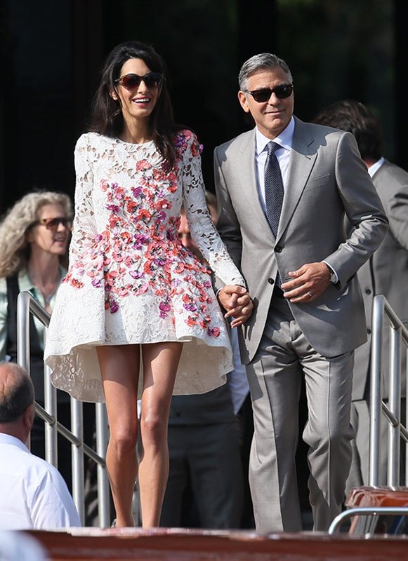 George Clooney and Amal Alamuddin Wedding Pictures